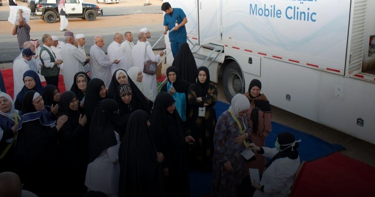 6000 من ضيوف الرحمن يتلقون الخدمات الصحية بمدينة الحجاج بمركز الشقيق في يومين