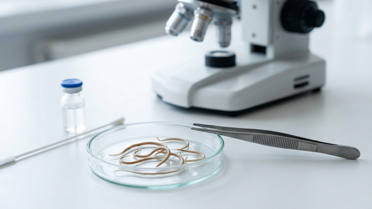 عدوى نادرة تسبب خروج ديدان من أنف امرأة يونانية