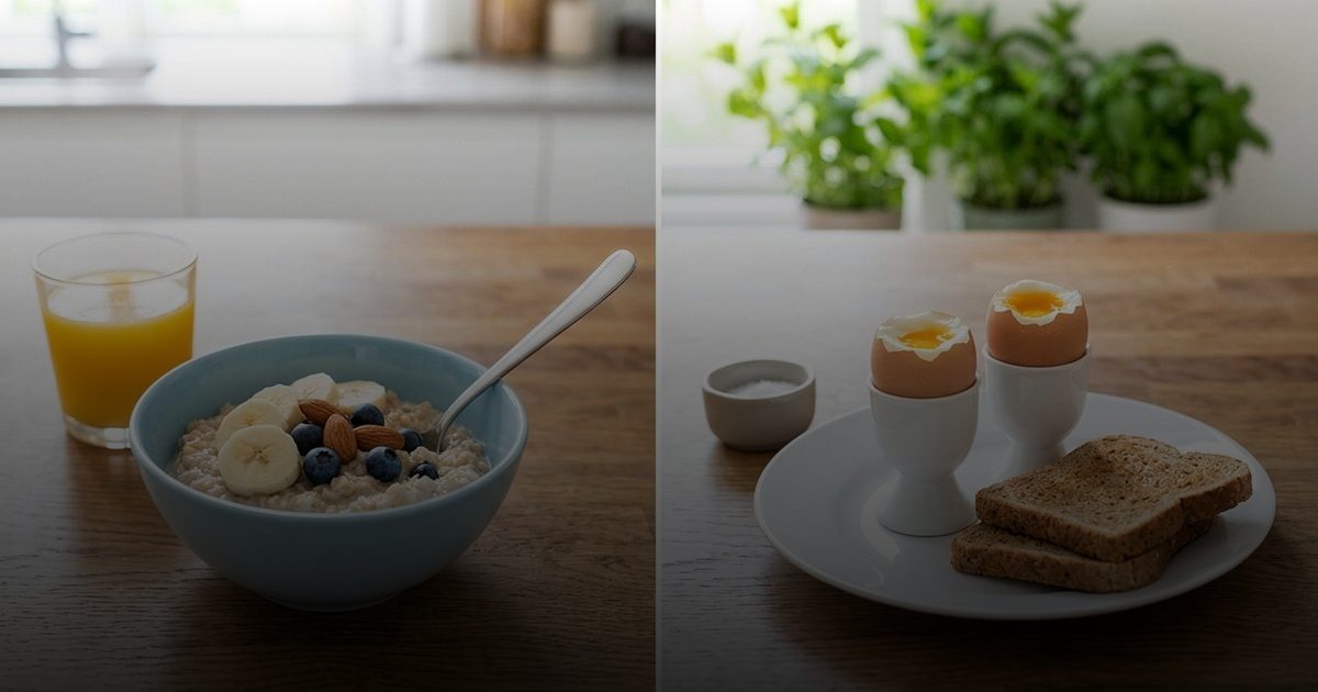 البيض أم الشوفان؟ مقارنة مذهلة تكشف فوائد مذهلة للإفطار