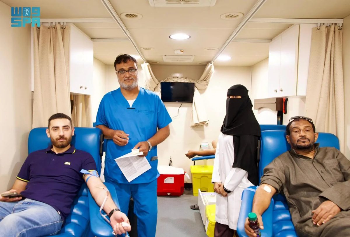 إطلاق حملة للتبرع بالدم في الكورنيش الشمالي بمدينة جازان