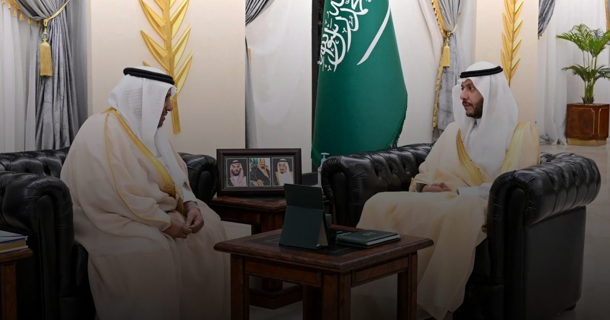 الأمير سعود بن نهار يستقبل الرئيس التنفيذي للتجمع الصحي بالطائف