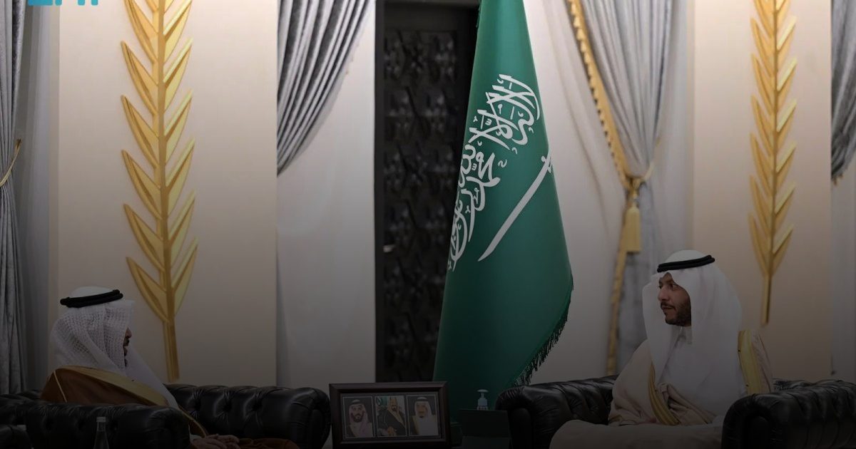 محافظ الطائف يستقبل رئيس مجلس إدارة جمعية زمزم الصحية