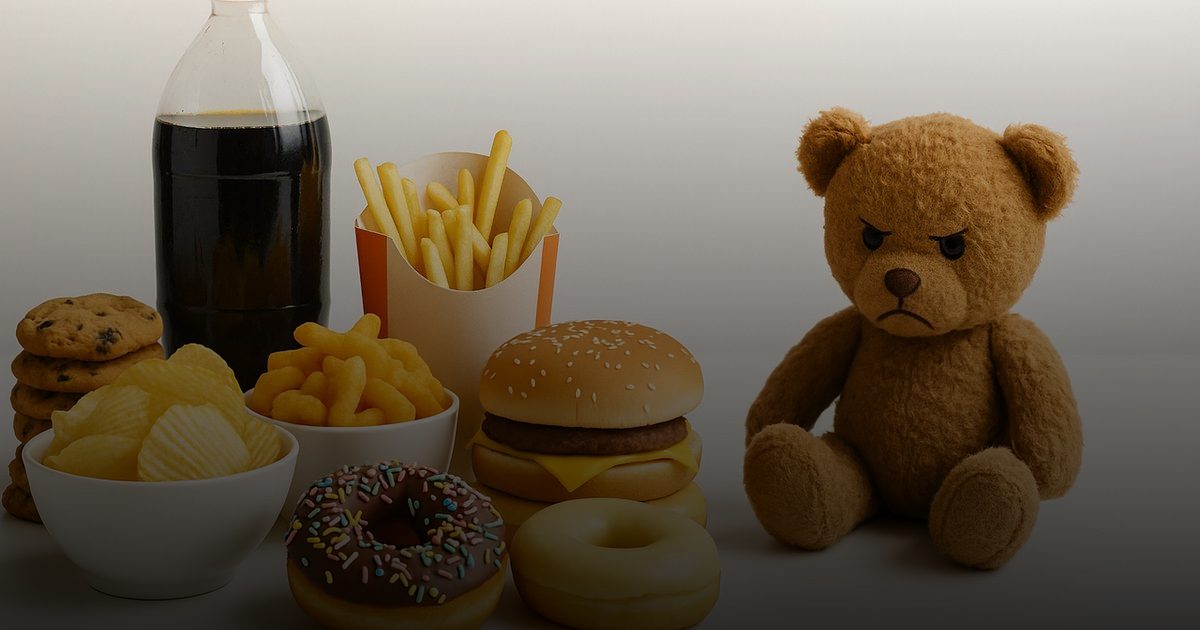 الأطعمة المصنعة وتأثيرها على سلوك الأطفال