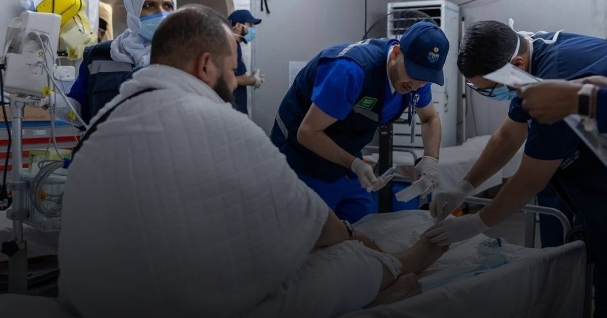 الإخلاء الطبي الجوي في ‫وزارة الدفاع ينقذ حاجًا إندونيسيًا بعد توقّف قلبه