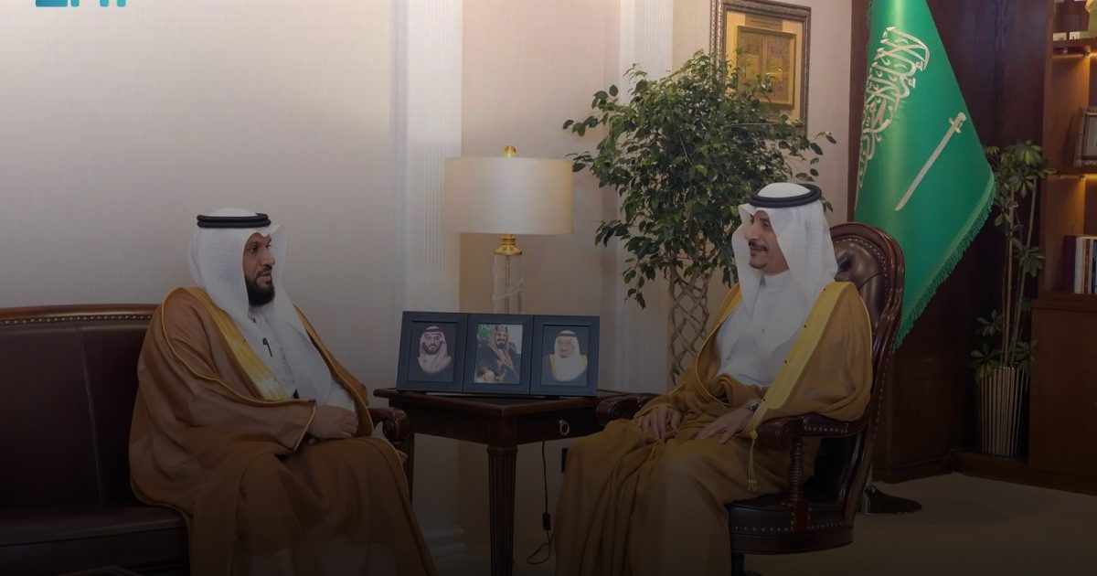 محافظ حفر الباطن يستقبل مدير فرع وزارة الصحة المكلف بالمحافظة