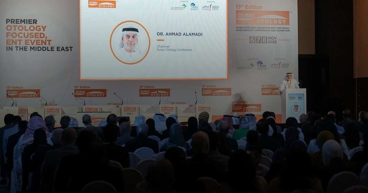 انطلاق "مؤتمر ومعرض دبي لأمراض وجراحة وأعصاب الأذن"