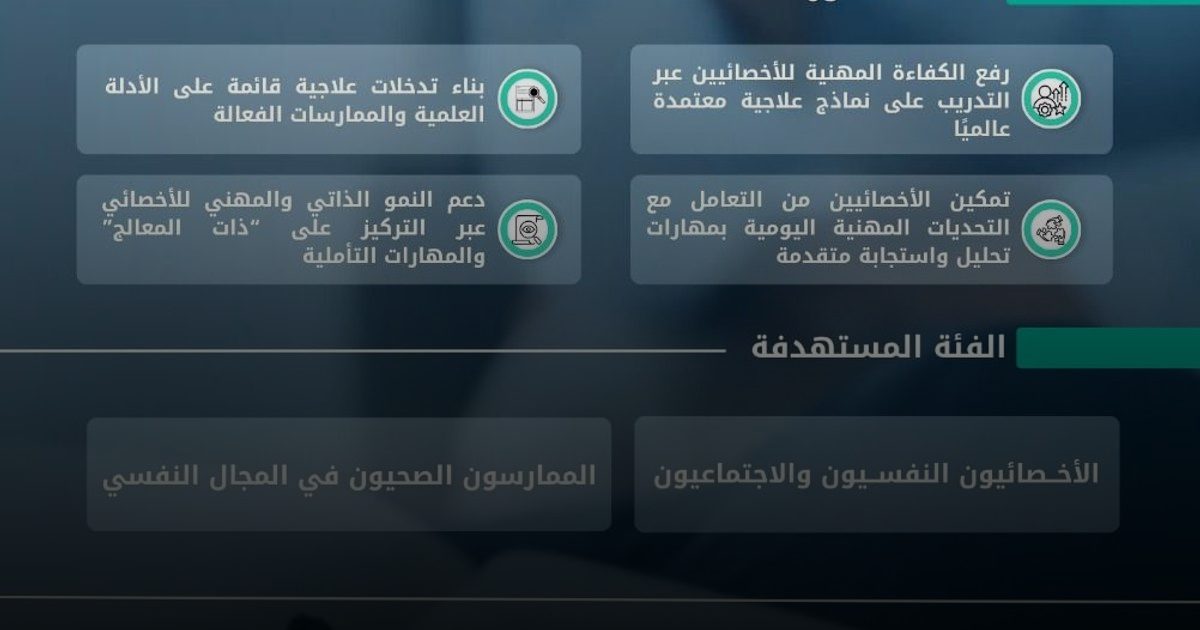 جامعة الملك عبدالعزيز تطلق برنامج تطويري للأخصائيين النفسيين والاجتماعيين بالجامعات السعودية