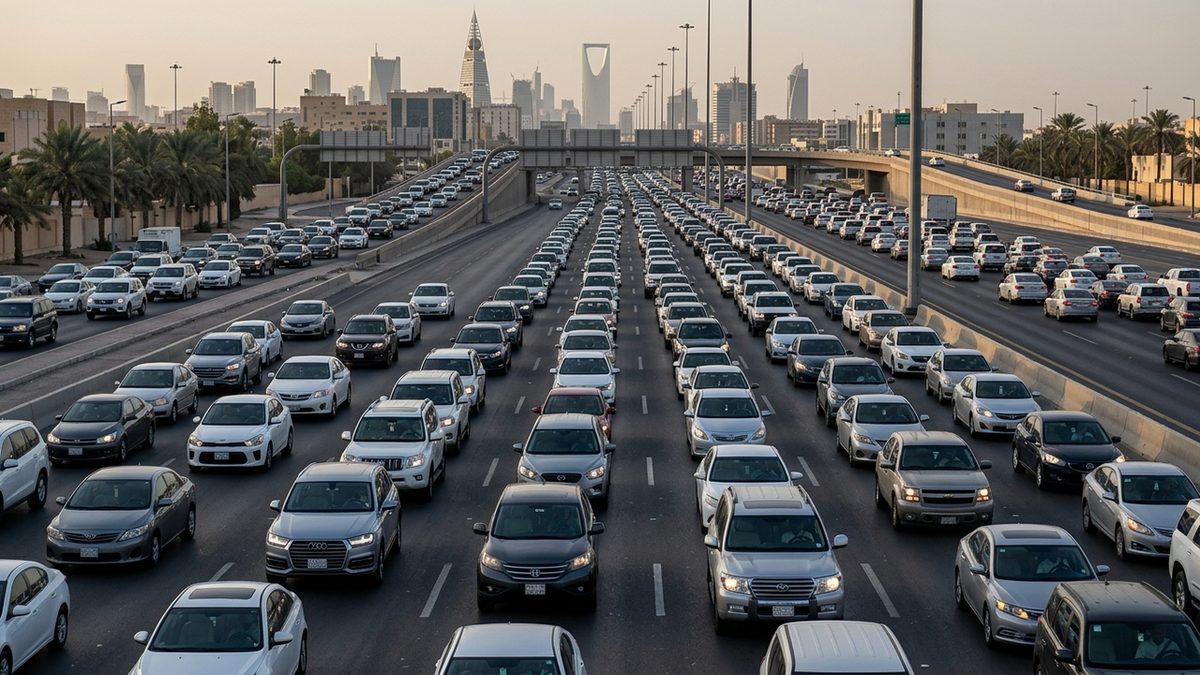 31% من سائقي الرياض يعانون نوبات هلع بالازدحام!