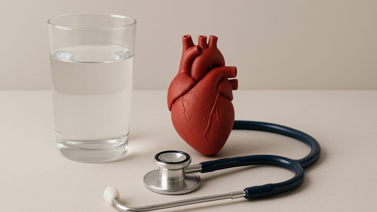 ضوابط شرب الماء لمرضى القلب: تجنب الإجهاد والتورم