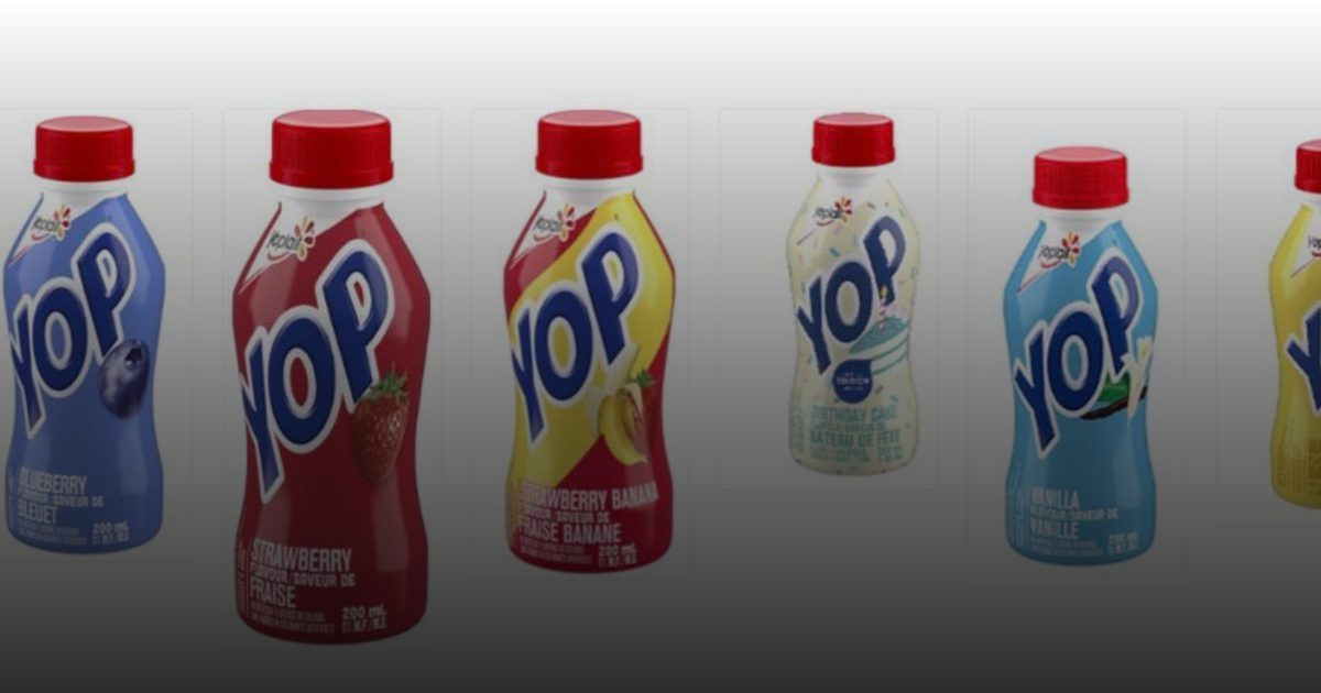 كندا تُعلن سحب منتجات زبادي الشرب YOP لوجود شوائب بلاستيكية