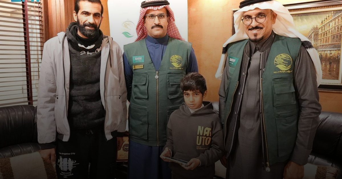 مركز الملك سلمان يتكفل بعلاج طفل فلسطيني مصاب بورم ليمفاوي في الأردن