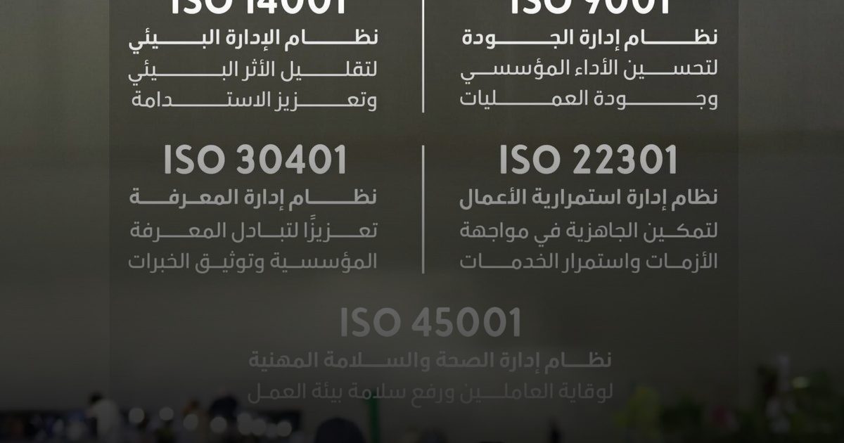 5 شهادات آيزو تُتوّج التميز المؤسسي لمركز التطوع الصحي بوزارة الصحة