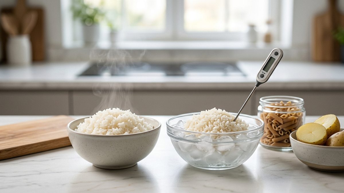 هل تبريد الأرز والمعكرونة يقلل السعرات الحرارية فعلاً؟