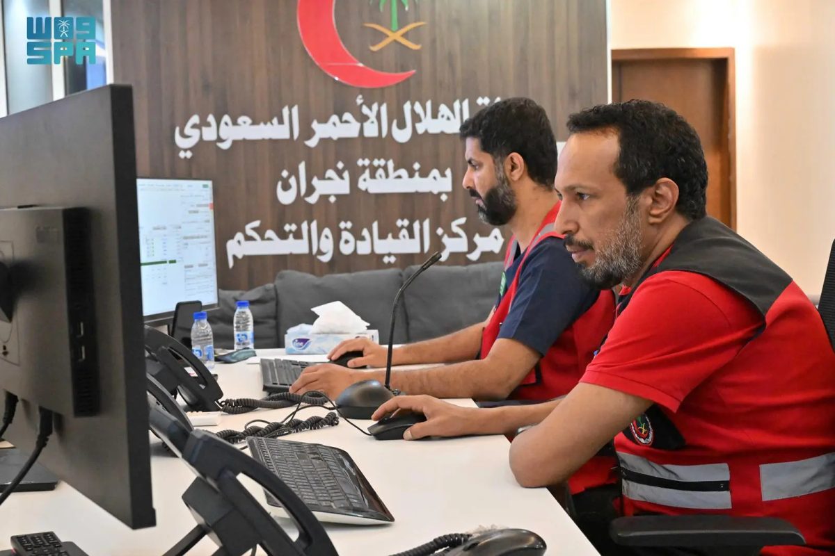 رجال الهلال الأحمر بنجران.. خدمات إسعافية وصحية متكاملة خلال شهر رمضان