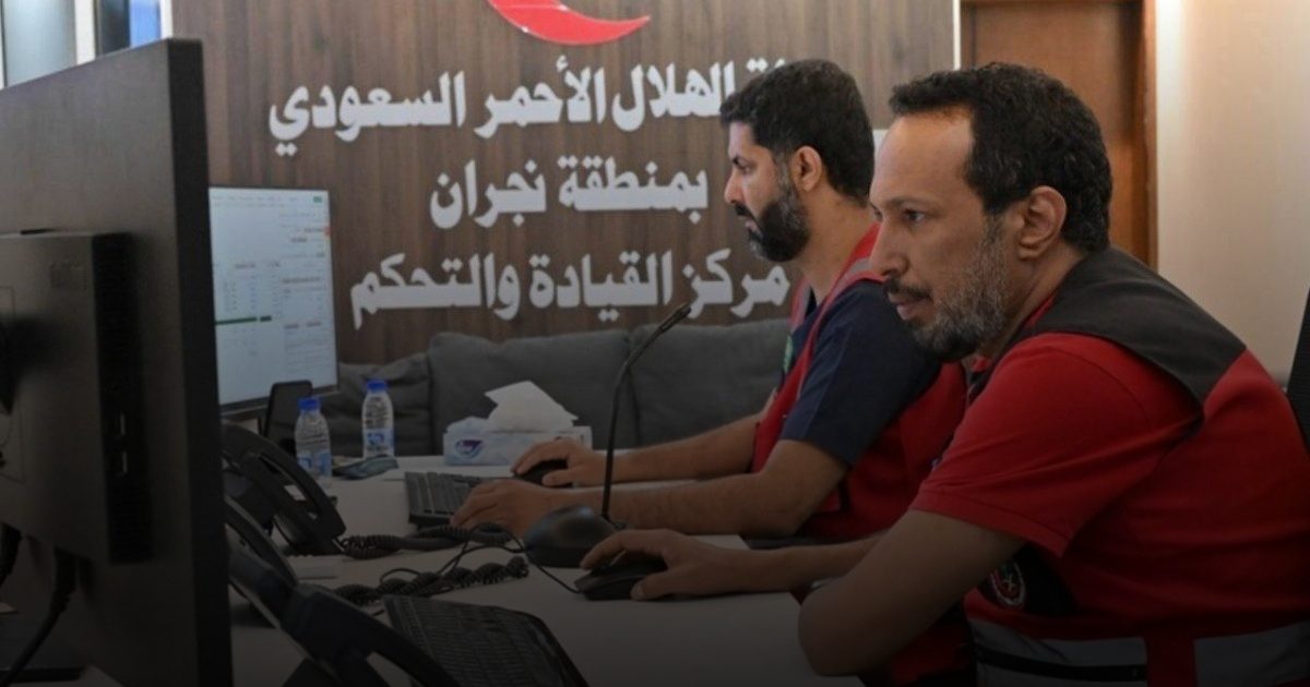 الهلال الأحمر بنجران يتلقى 960 بلاغًا خلال شهر أغسطس