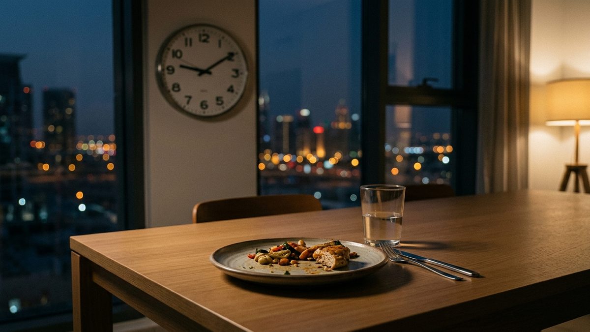 لماذا يضر تناول الطعام بعد التاسعة مساءً بصحتك الهضمية؟