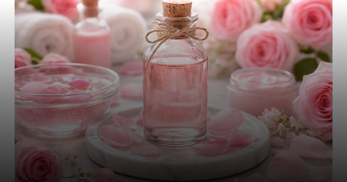 ماء الورد لتهدئة البشرة وعلاج الالتهابات