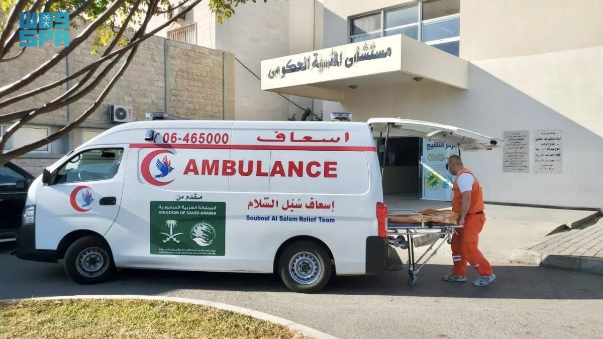 إسعاف المنية يقدم 80 مهمة خلال أسبوع بتمويل من مركز الملك سلمان للإغاثة