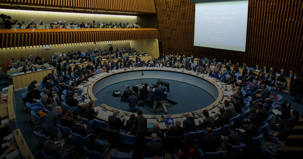 انطلاق الدورة الـ 158 للمجلس التنفيذي لمنظمة الصحة العالمية