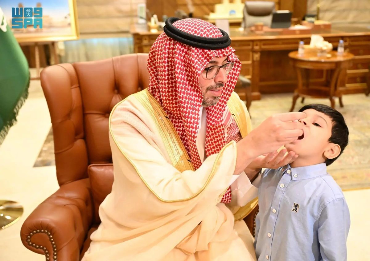 الأمير سعود بن جلوي يُدشّن الحملة الوطنيّة المحدودة للتطعيم ضد شلل الأطفال بجدة