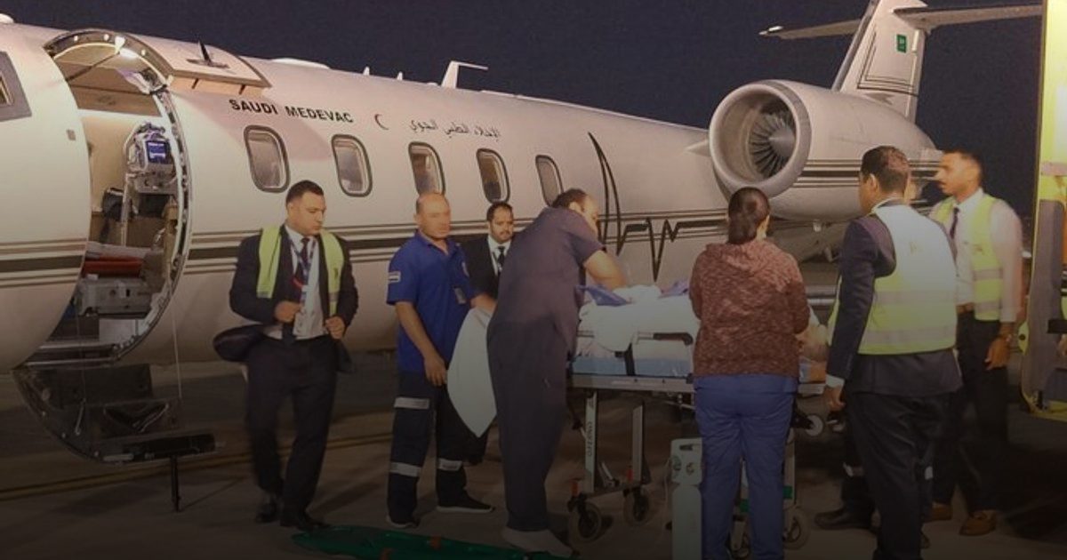 سفارة المملكة بالقاهرة تُشرف على إخلاء طبي جوي لمواطن حالته حرجة
