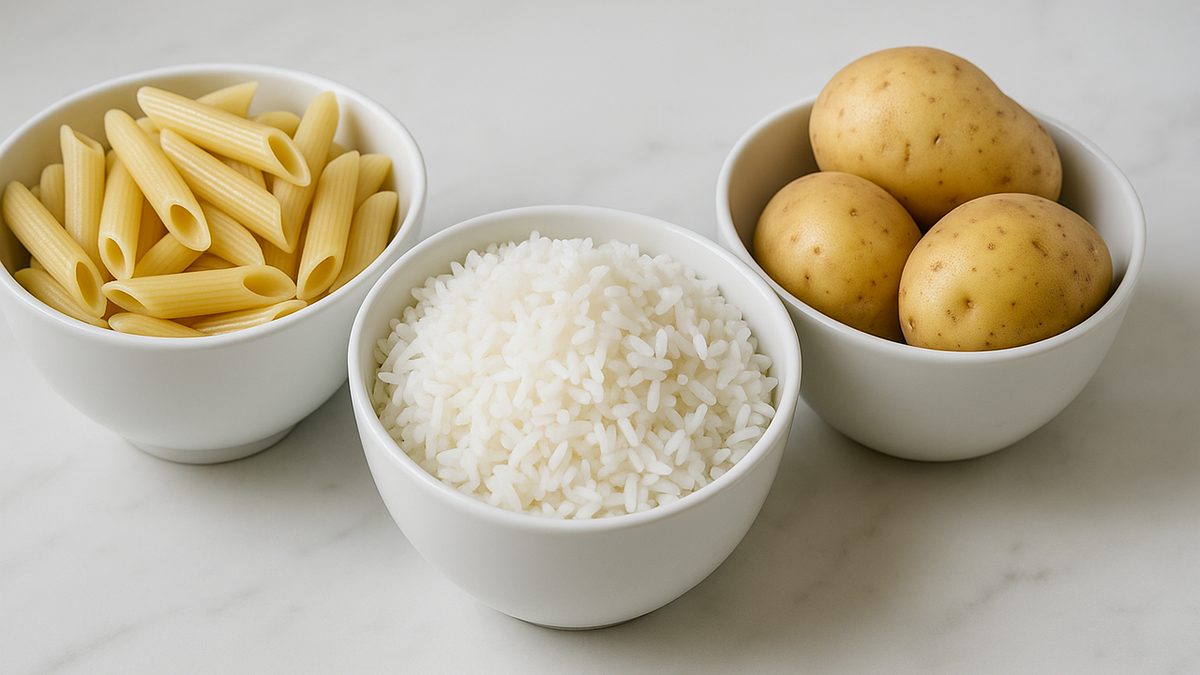 أيها يرفع سكر الدم: البطاطس أم الأرز أم المعكرونة؟