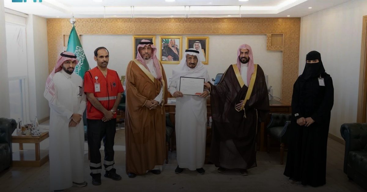 هيئة الهلال الأحمر تمنح شهادة الامتثال الإسعافي لفرع الشؤون الإسلامية بالقصيم