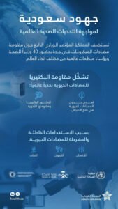 “الحقباني”: مقاومة الميكروبات تهديد صحي يتطلب جهوداً موحدة