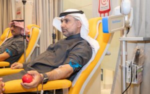وزير الصحة يفتتح مركز التبرع بالدم في المدينة الرقمية بالرياض