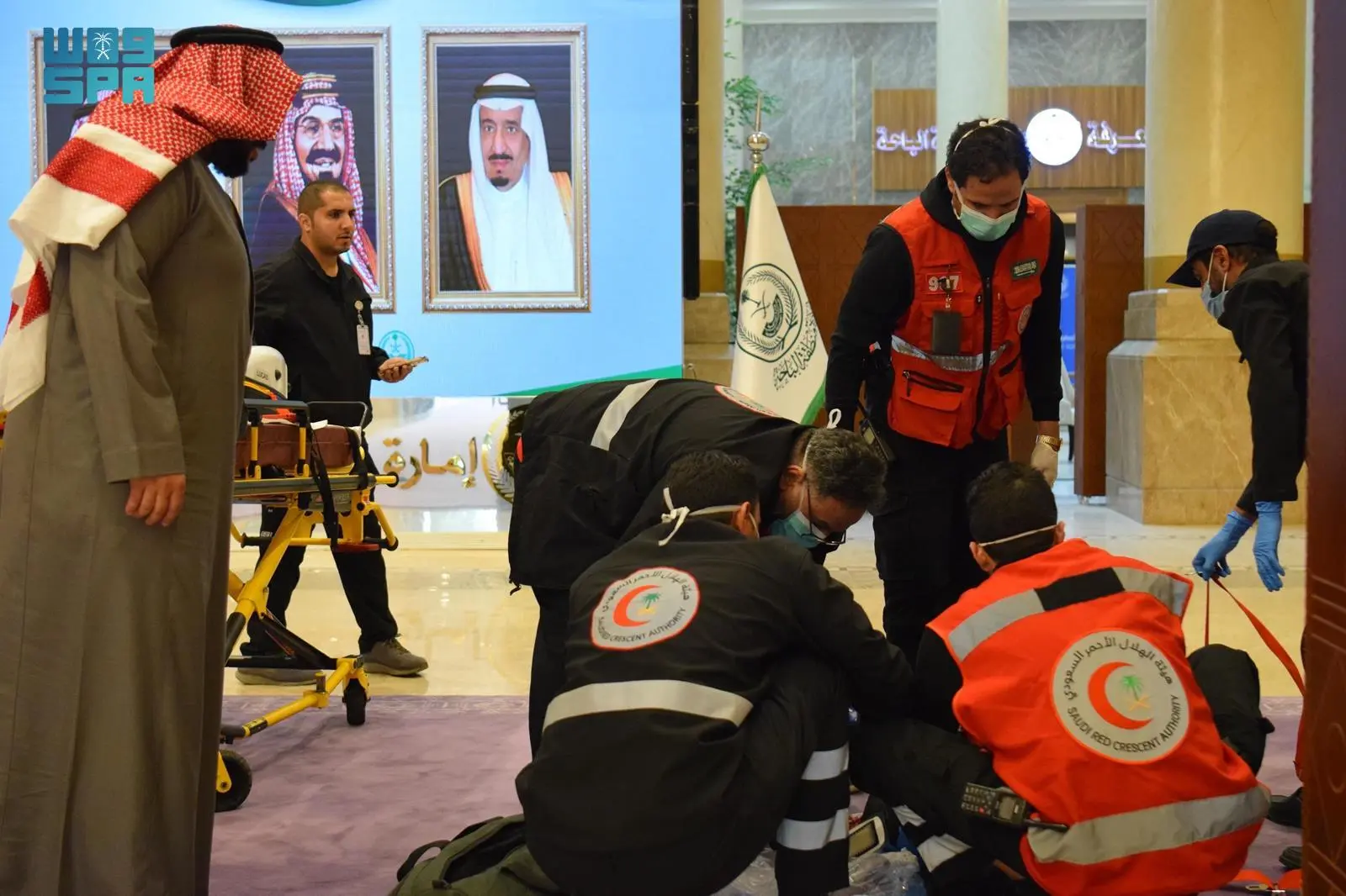 “الهلال الأحمر بالباحة” ينفذ برنامجًا تدريبيًا ضمن مشروع “معاذ” للسلامة الإسعافية 