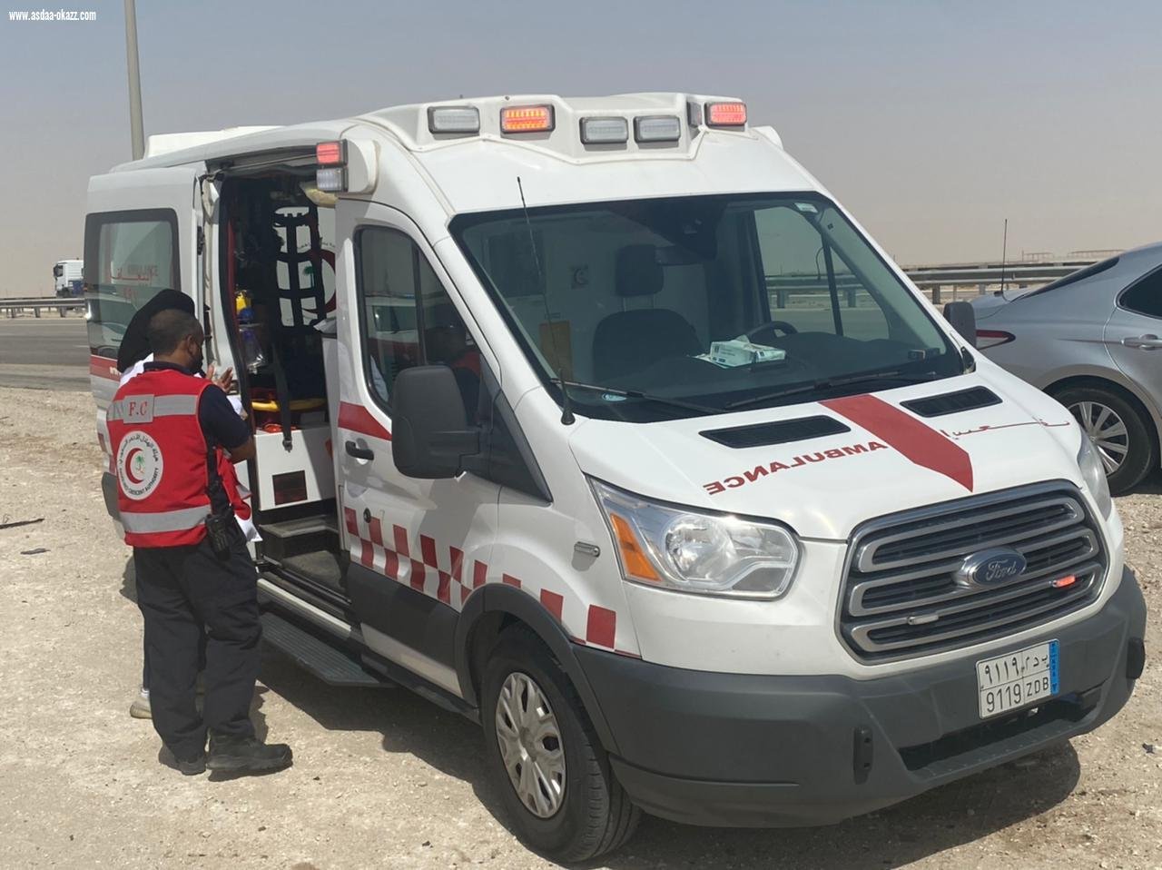 (7519) بلاغًا إسعافيًا يتلقاه الهلال الأحمر بالمنطقة الشرقية 