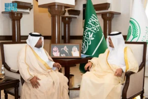 نائب أمير منطقة مكة المكرمة يستقبل مدير فرع هيئة الهلال الأحمر السعودي بالمنطقة