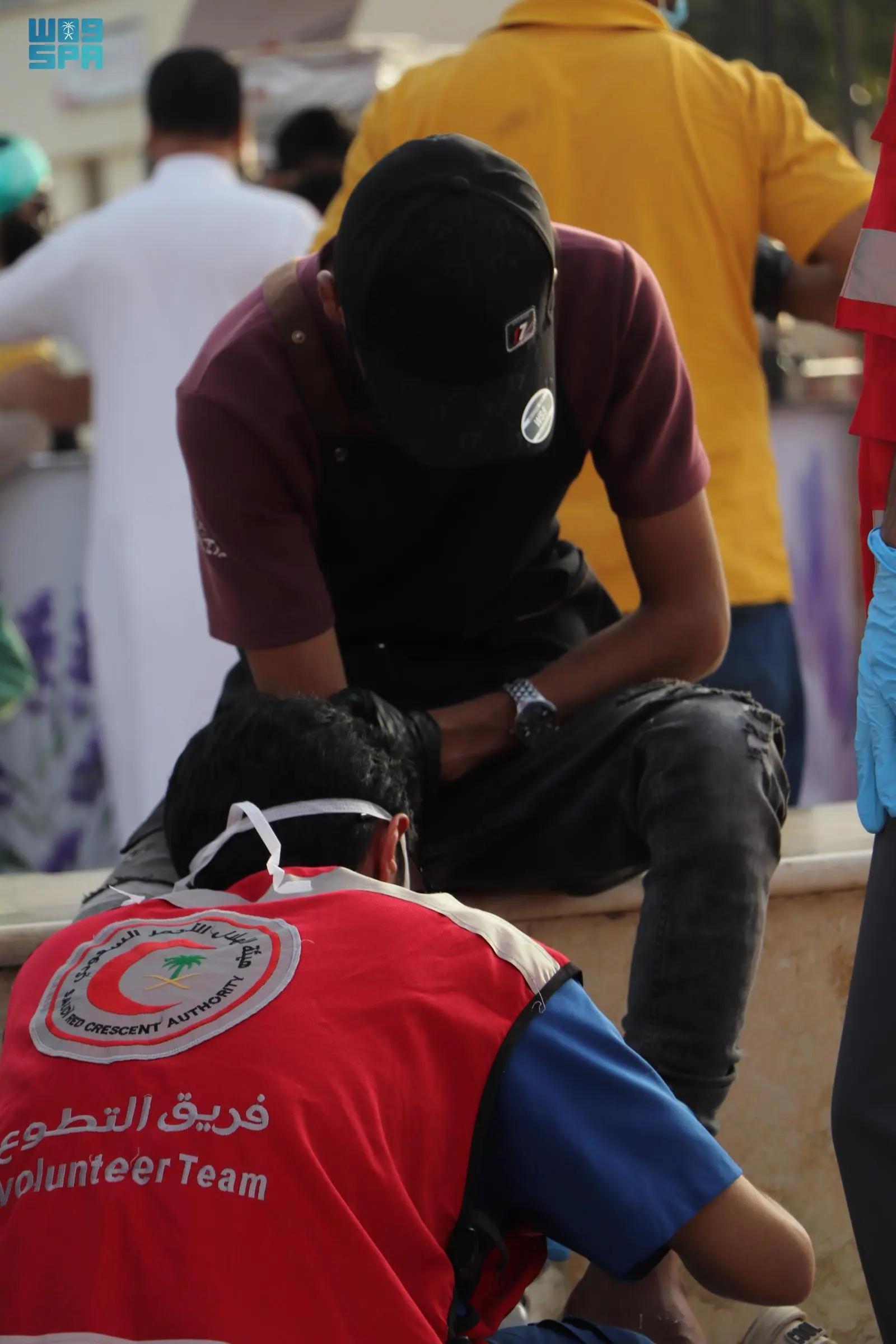  2762 متطوعاً في هيئة الهلال الأحمر بمكة لشهر أبريل الماضي 