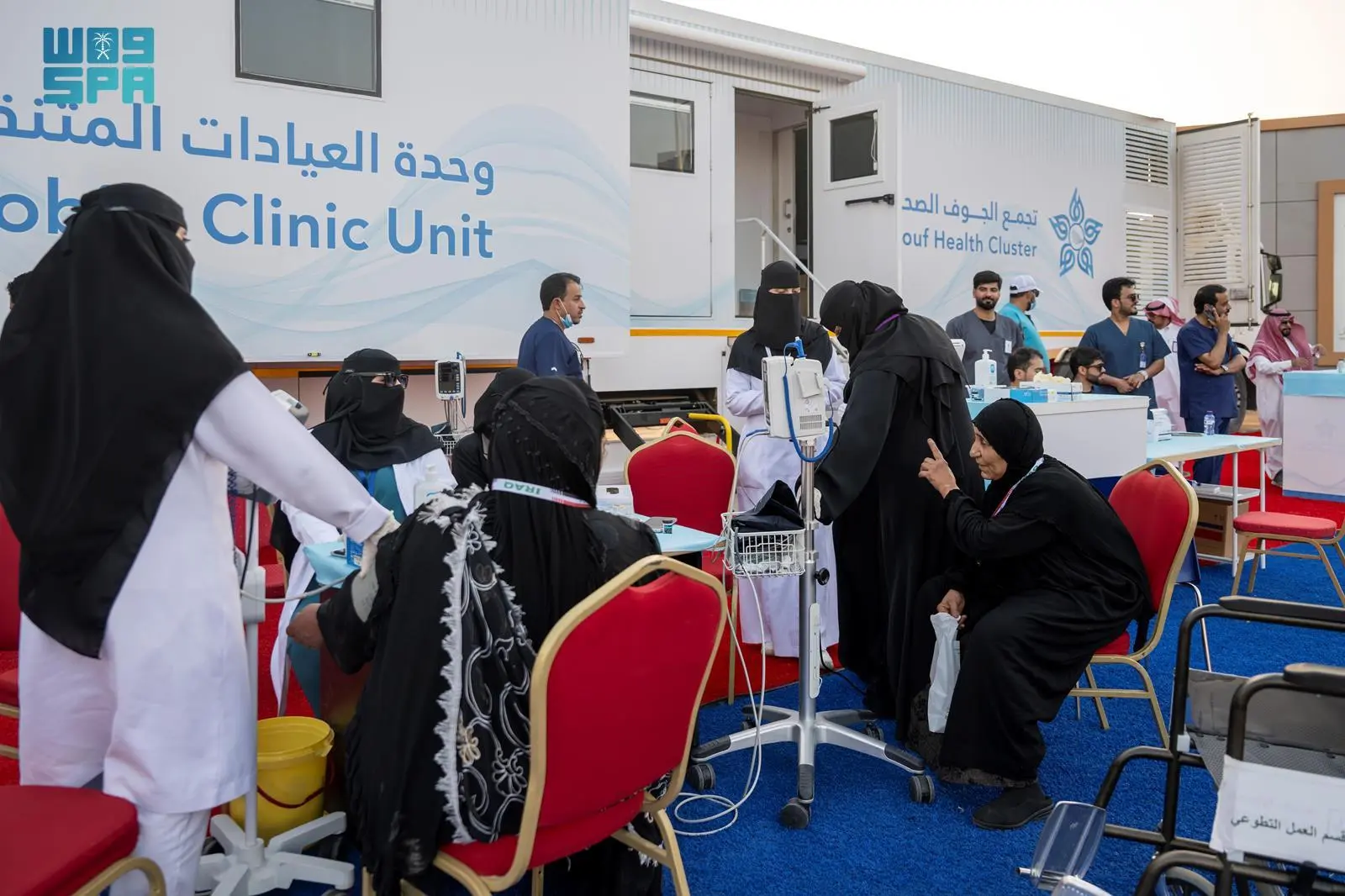 فريق الرعاية الصحية بمدينة الحجاج بالجوف يقدّم خدماته لأكثر من 15 ألف