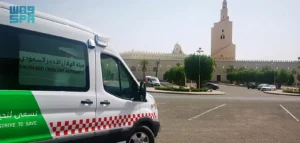 “الهلال الأحمر” بالمدينة المنورة ينجح في إعادة النبض لحاجة نيجيرية بمسجد الميقات