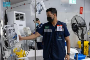 المستشفى الميداني في مشعر عرفات يقدم خدماته الطبية لضيوف الرحمن