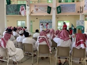 فرع الهلال الأحمر بالحدود الشمالية يُنفذ محاضرات توعوية في مدارس محافظة طريف