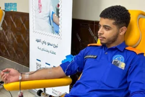 المعهد الصناعي الثانوي بالمدينة المنورة ينظم حملة للتبرع بالدم