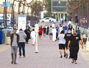 59.1% من السعوديين يمارسون النشاط البدني 150 دقيقة أسبوعياً