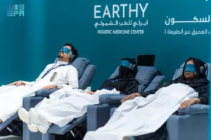 “العلاج بالصوت” يجذب الزوار في “عش بصحة” ضمن ملتقى الصحة العالمي 2025