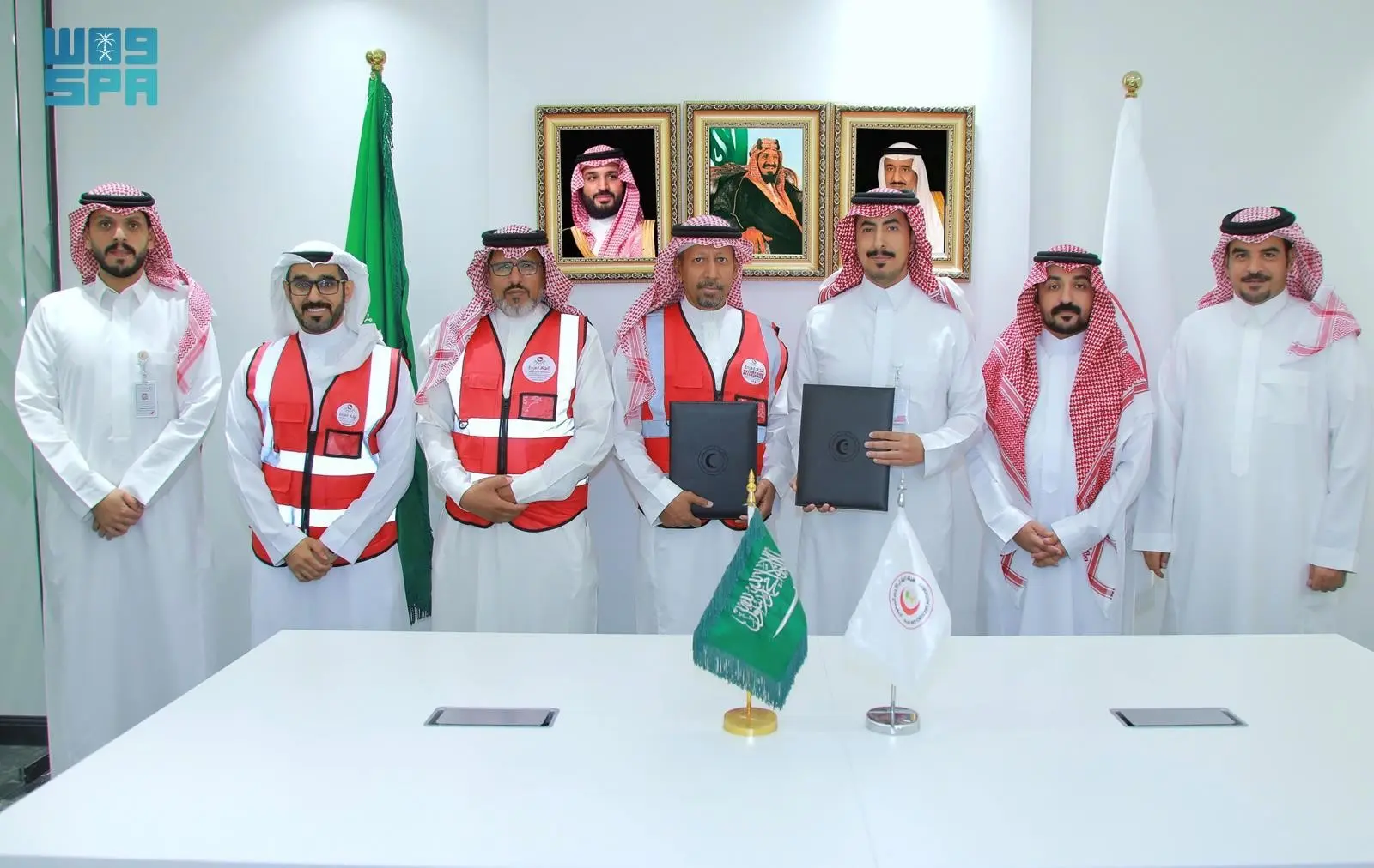 تعاون بين الهلال الأحمر وإنجاد للبحث والإنقاذ لتعزيز الإسعافات الأولية في الخدمة المجتمعية 
