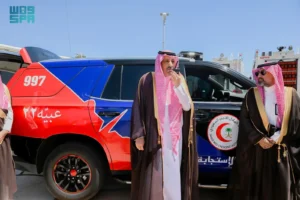 أمير الباحة يدشّن أسرع استجابة للحالات الطارئة