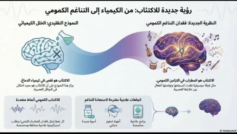 قفزة علمية: نظرية سعودية جديدة تربط الاكتئاب بـ “الخلل الكمومي” في الدماغ 