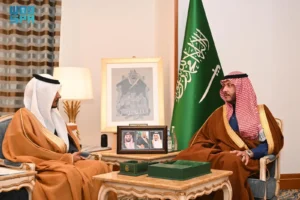 محافظ الطائف يلتقي مدير برنامج المدن الصحية بالمحافظة