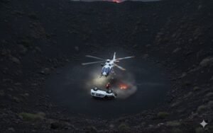 فوهة “الهتيمة”: بطولات الإسعاف الجوي في مواجهة الطبيعة القاسية