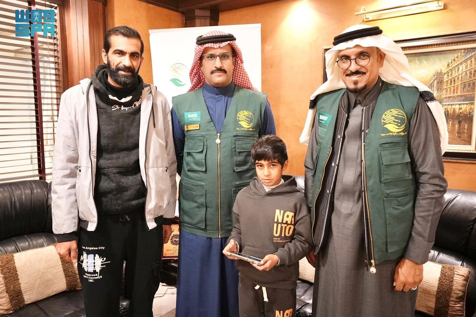 مركز الملك سلمان يتكفل بعلاج طفل فلسطيني مصاب بورم ليمفاوي في الأردن 