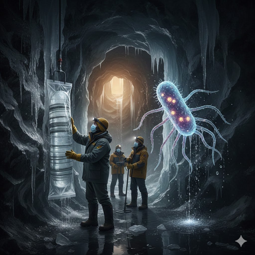 بكتيريا الجليد: كنز علمي أم “قنبلة موقوتة” من رحم الماضي؟ 